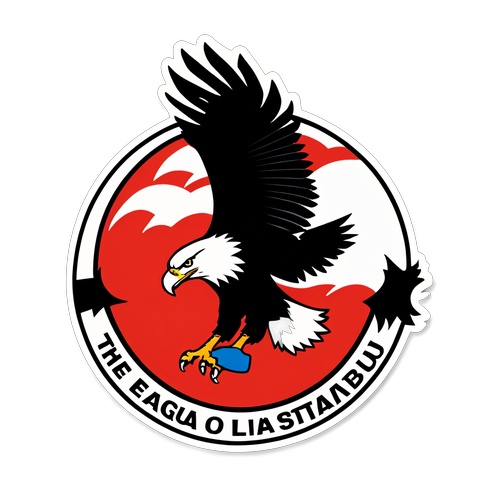 Sticker met Besiktas-logo