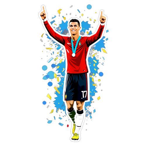 Cristiano Ronaldo Feier Sticker
