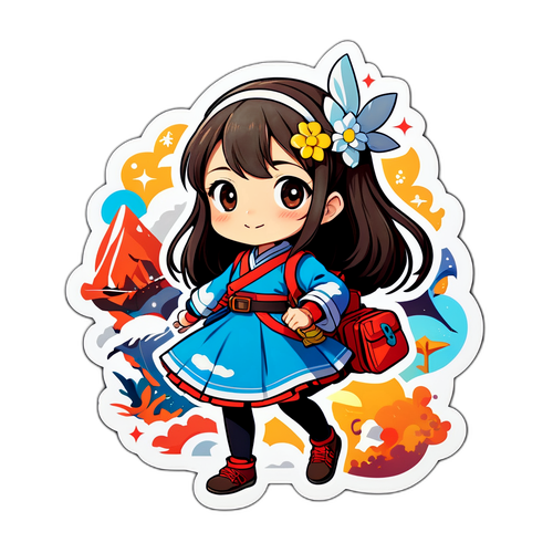 ユキ・ヒラコの冒険スタイルイラスト