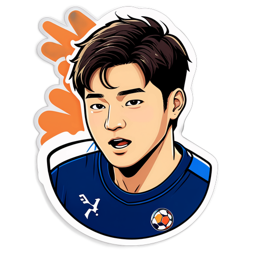 김도훈이 경기 중 동료들과 소통하는 스티커