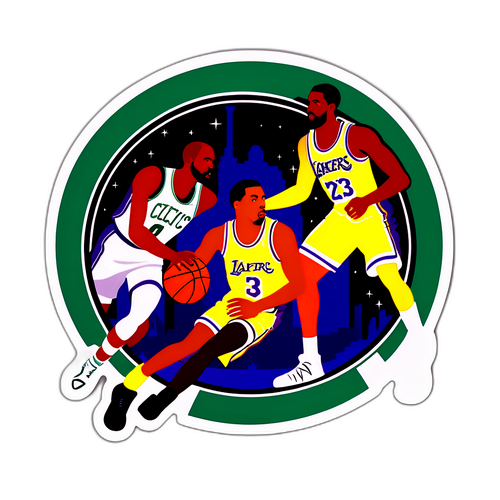 Cena Clássica do Basquete: Celtics vs Lakers