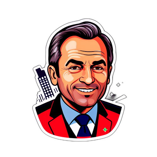 Sticker d'Eric Piolle, Maire de Grenoble