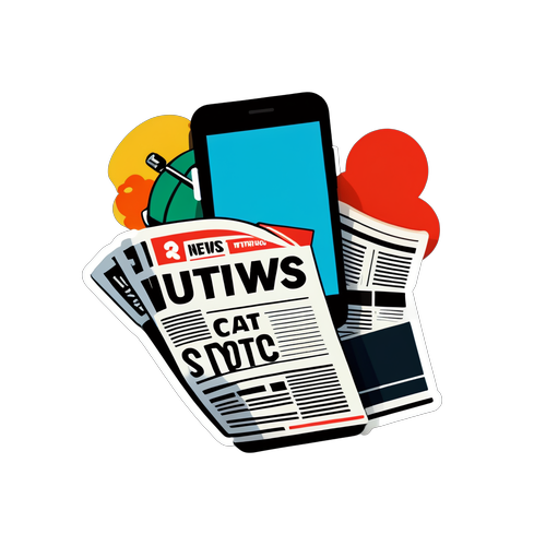 Adesivo a tema notizie Tuttomercatoweb