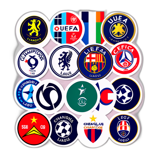 Σχεδίαση με φανέλες της UEFA Champions League