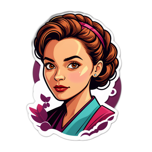 Stylizowana naklejka Izabeli Kuny