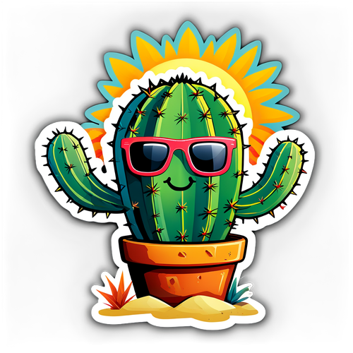 Cool Cactus in the Desert