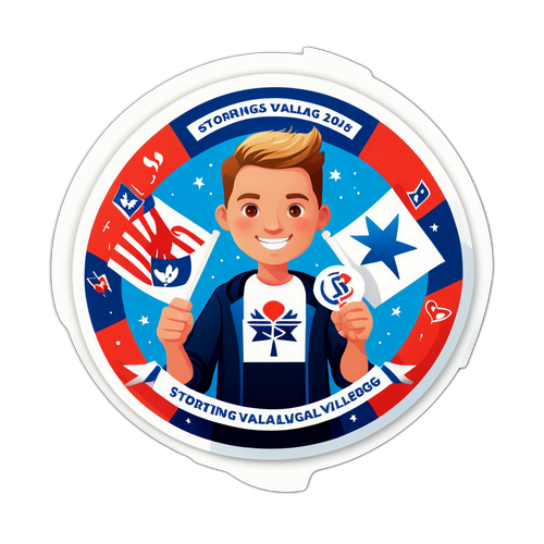Stortingsvalg 2025 Sticker
