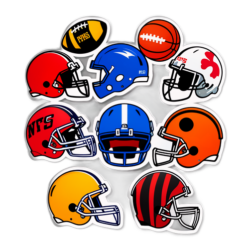 High School Sports Unity Sticker
