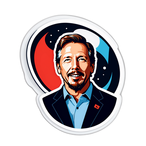 Isang Sophisticated na Sticker ni Larry Ellison