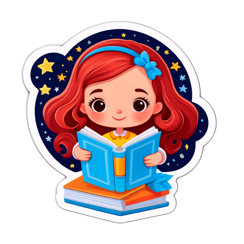 Elsbeth con Libri e Elementi Fantastici