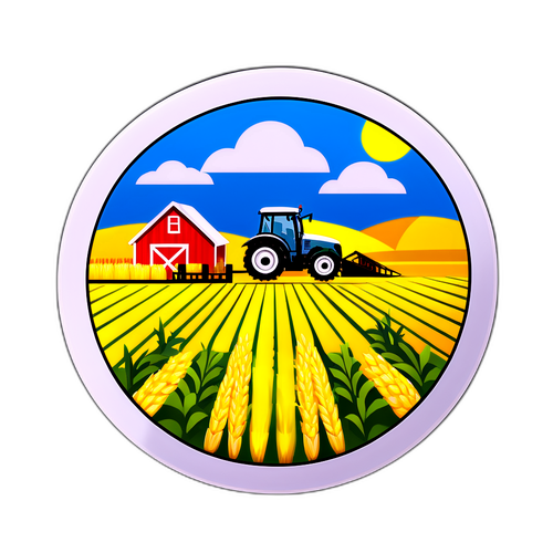 农业经济发展图标