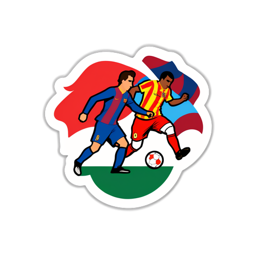 Stickers de la rencontre historique entre Barcelone et Rayo Vallecano