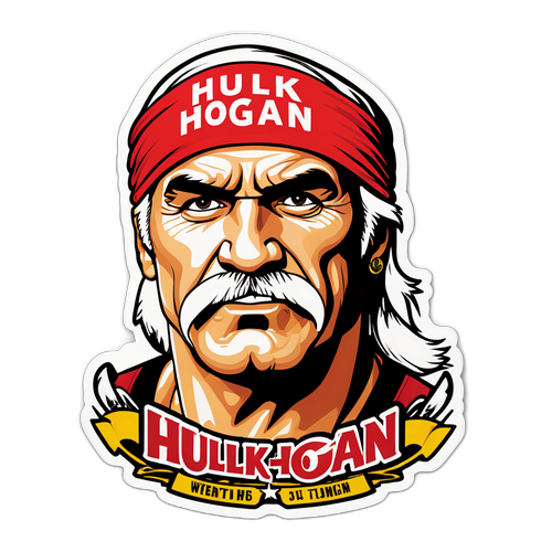 Tribuutti-tarrat Hulk Hoganille