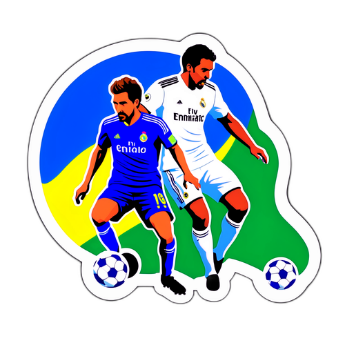 Samolepka z utkání Getafe vs. Real Madrid