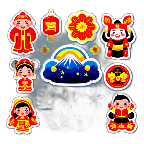 Sticker Tết Nguyên Đán Vui Vẻ