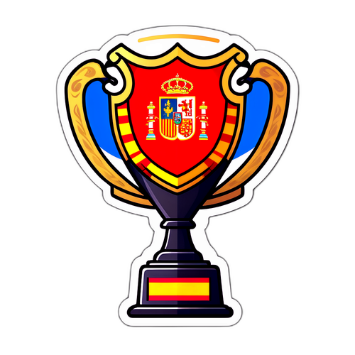 Трофей с национальными символами Испании