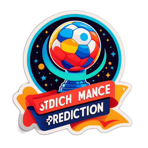 Наклейка, посвященная прогнозам спортивных матчей