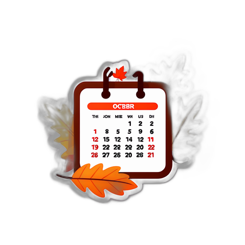 Minimalist na Sticker para sa Ikalawang Araw ng Oktubre