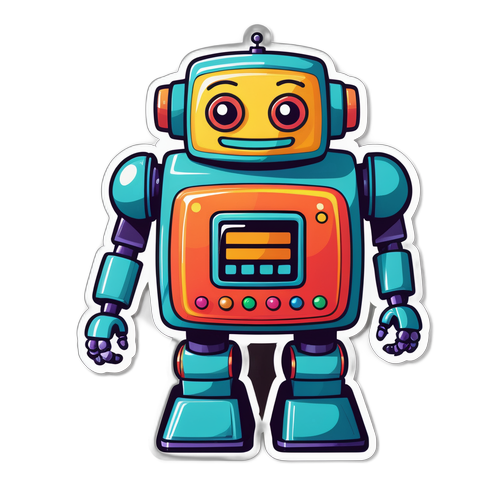 Retro Robot Háztartási Gépekhez