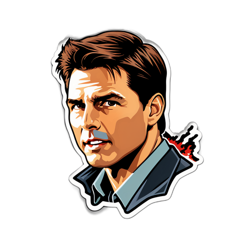 Tom Cruise Aksiyon Sahnesi Stickerı