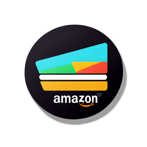 Snygg klistermärke för Amazon-aktier