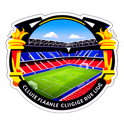 法國法甲體育場的優雅場景