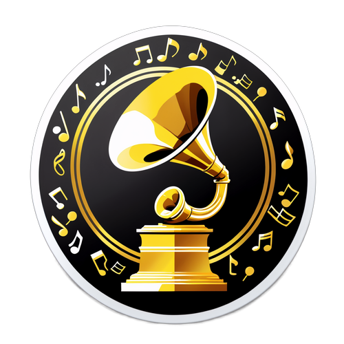 Grammy Ödülü 2025 Sticker'ı