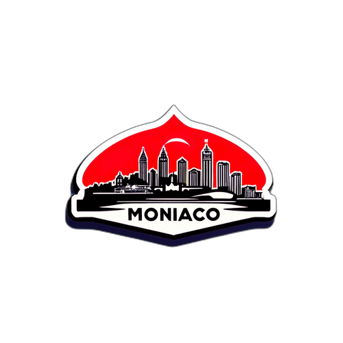 Sticker ya Mandhari ya Monaco