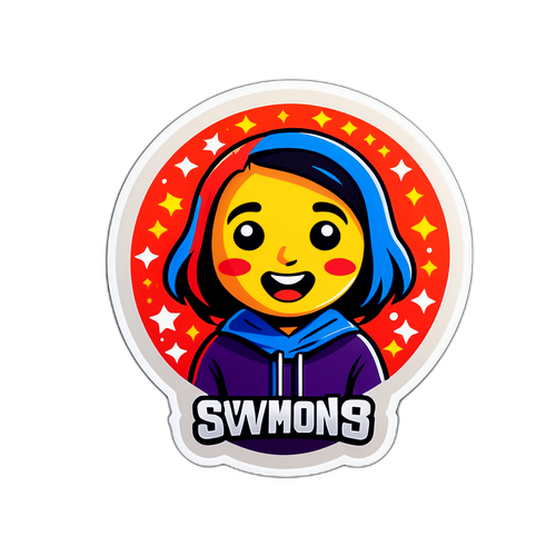 สติกเกอร์แสดงอารมณ์หลังแข่งขัน