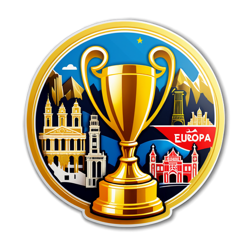 Scopri la Magia della Europa League: Icone delle Città e il Trofeo d'Oro in Un Solo Sticker!