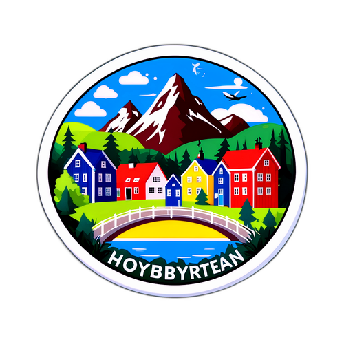 Høybråten Nabolag Sticker