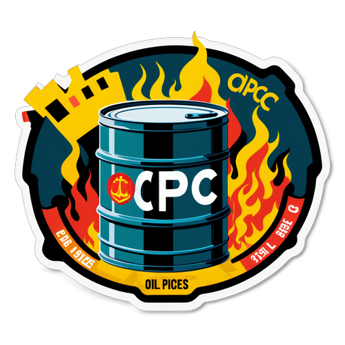 以CPC油價為主題的貼紙設計