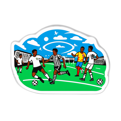 Match de football entre Fortaleza et Santos