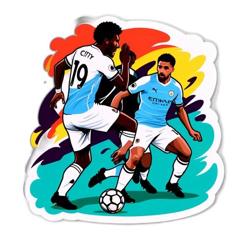 סצנה דרמטית מהמשחק בין סוונזי למנצ'סטר סיטי