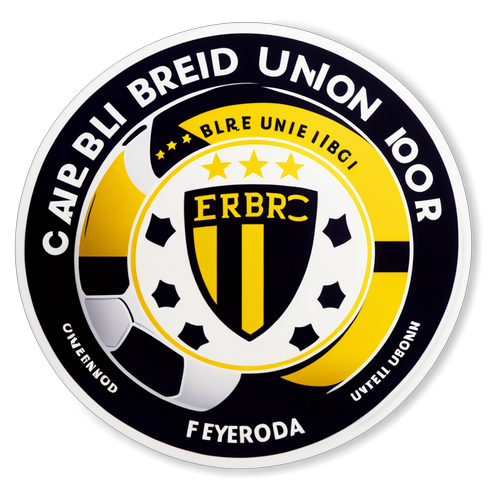 Voetbal Unie Sticker NAC Breda en Feyenoord