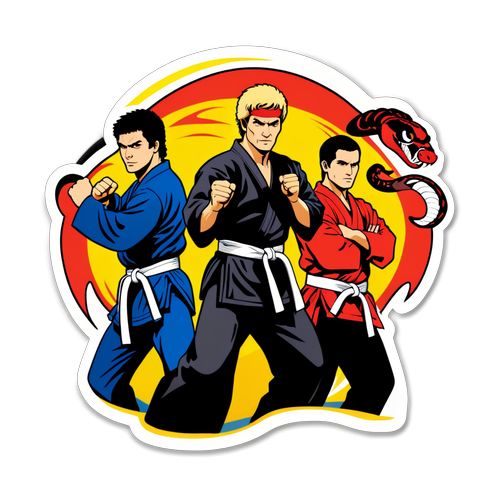 Prepare-se para a Batalha! A Arte Exclusiva de Cobra Kai da 6ª Temporada Que Vai Te Deixar Sem Fôlego!