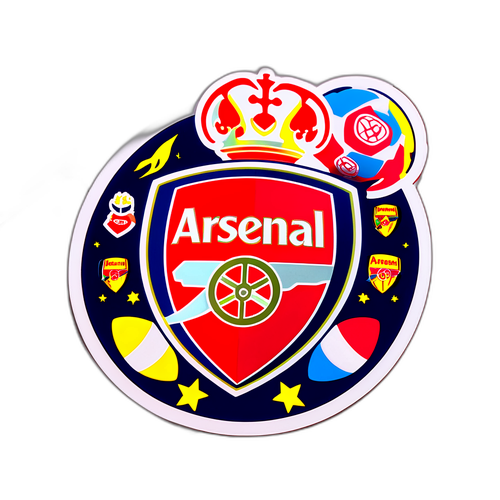 Arsenal Futbol Takımı Amblemi Sticker