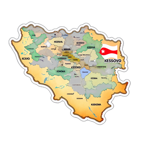 Атласна карта Косово