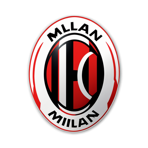 AC Milan csapatlogo modern dizájnban