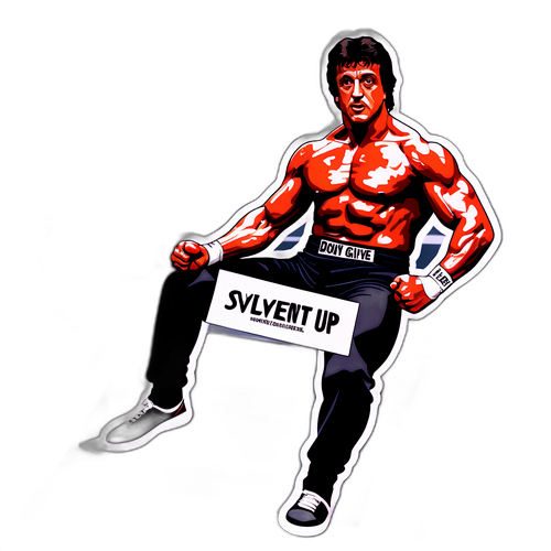 Rocky na szczycie schodów