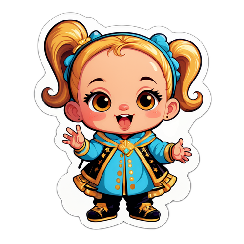 Lekende nepo baby klistremerke