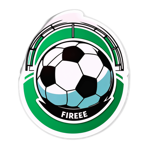 Diseño de adhesivo de fútbol gratuito