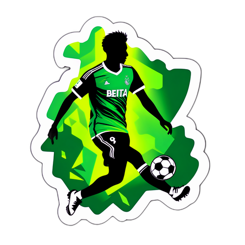 Silueta hráče Betisu v akci