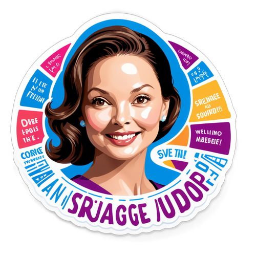 Ashley Judd med positive budskaber