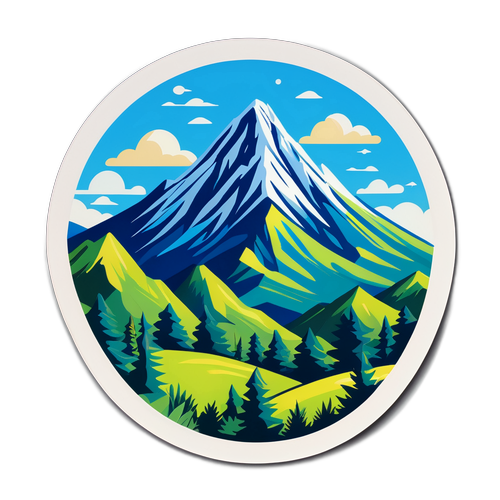 Adesivo Tematico della Natura: Cerro