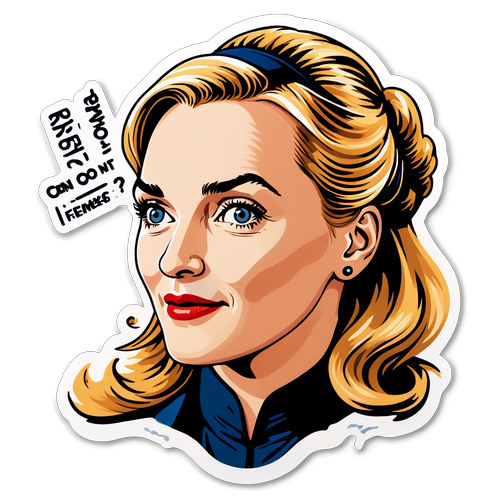 Kate Winslet's Most Iconic Quotes Captured in a Stunning Sticker Design!