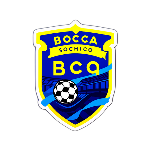 Sticker para amantes del fútbol: Boca vs River