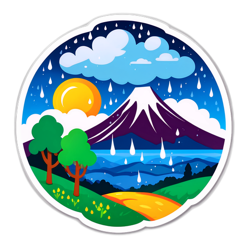 Sticker per Allerta Meteo Campania
