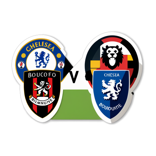 Sticker Colorido de Chelsea vs Bournemouth