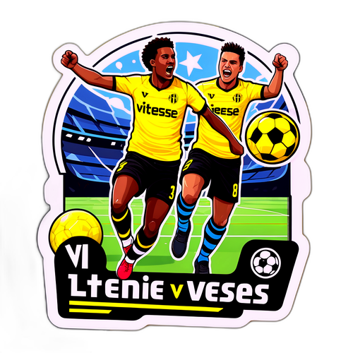 Momen Intense Pertandingan VVV vs Vitesse